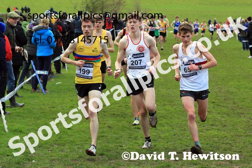 Mens Under-20s 2022 CAU Inter Counties Cross Country, Prestwold Hall, Loughborough.  Photo: David T. Hewitson/Sports for All Pics